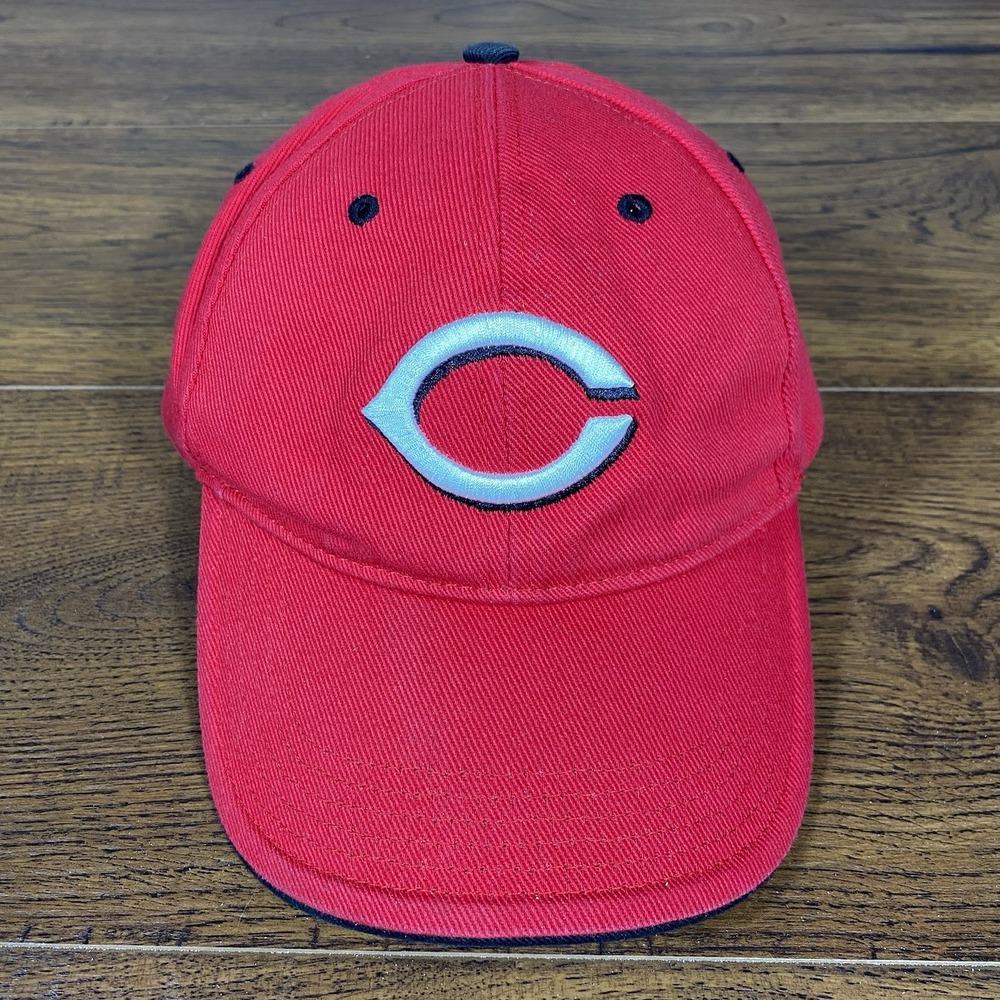 Vintage Cincinnati Reds MLB Genuine Merchandise Strapback Hat Red Cap T.E.I.